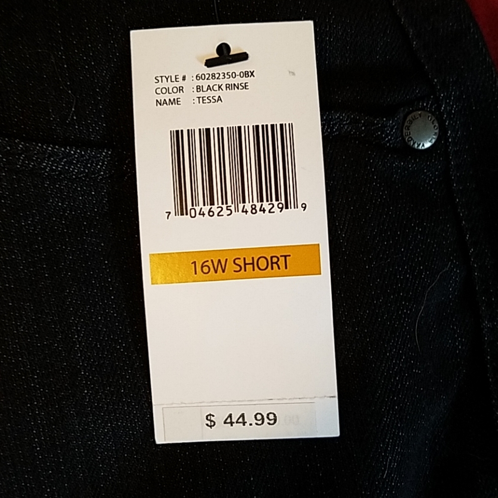 Gloria Vanderbilt Straight Leg Jeans - 16W Short - Picture 7 of 8